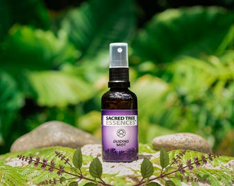 GUIDING MIST Shamanic Aura & Space Spray to synergia świętych amazońskich roślin mistrzowskich, olejków eterycznych i icaros, pieśni uzdrawiających.