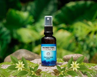 MGIEŁKA OCHRONNA Shamanic Aura & Space Spray to synergia świętych amazońskich roślin mistrzowskich, olejków eterycznych i icaros, pieśni uzdrawiających.