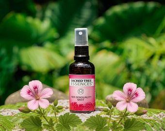 HER SENSUALITY MIST Shamanic Aura & Space Spray to synergia świętych amazońskich roślin mistrzowskich, olejków eterycznych i icaros, pieśni uzdrawiających.