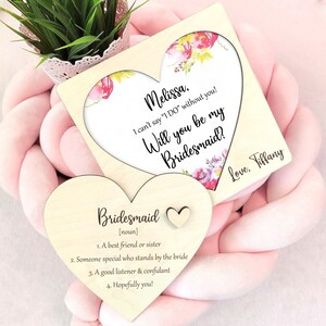Brautjungfer Vorschlag Geschenke, Brautjungfer Geschenk, Brautjungfer Einladung, personalisierte Brautjungfer Geschenk, Brautjungfer Vorschlag Box Artikel