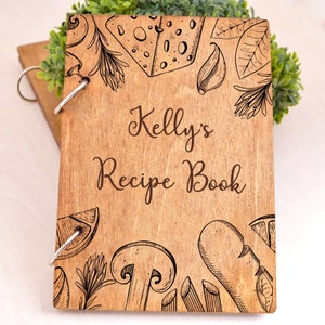 Cookbook Binder, Custom Cookbook, Personalized Cookbook, Customized Cookbook Cover, Gift for Mother, Recipe Book, Bridal Shower Gift