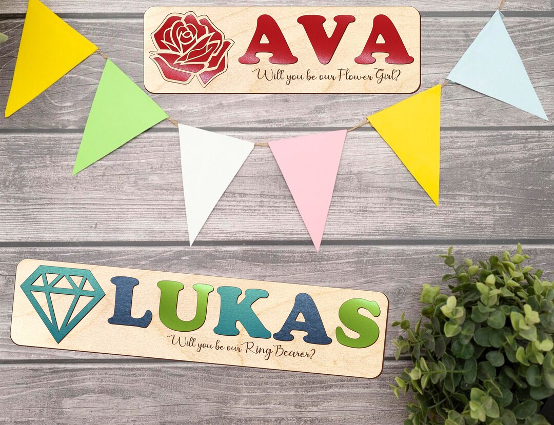 Ring Bearer Puzzle, Will You Be Our Ring Bearer Proposal Card, Ring