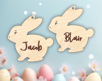 Easter Place Card, Easter Basket Stuffers, Personalized Easter Basket Tag, Easter Gift Tags, Easter Decor Tag