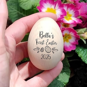 Mein erstes Ostergeschenk, personalisierte Ostergeschenke, erstes Osterdekor, individuelles Ostergeschenk, personalisiertes Osterei mit Namen