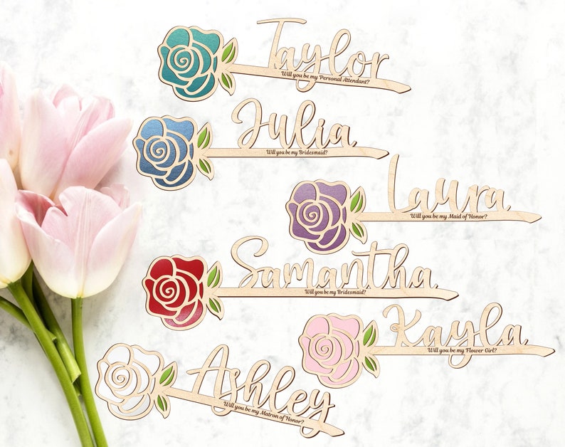 Maid of Honor proposal gift from Etsy