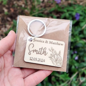 Wedding Gift Keychain, Wedding Keychain Favors, Wedding Gift Keychain, Keychain Favors for Guests