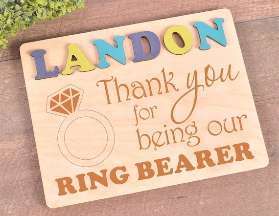 Ring bearer thank you gift sale