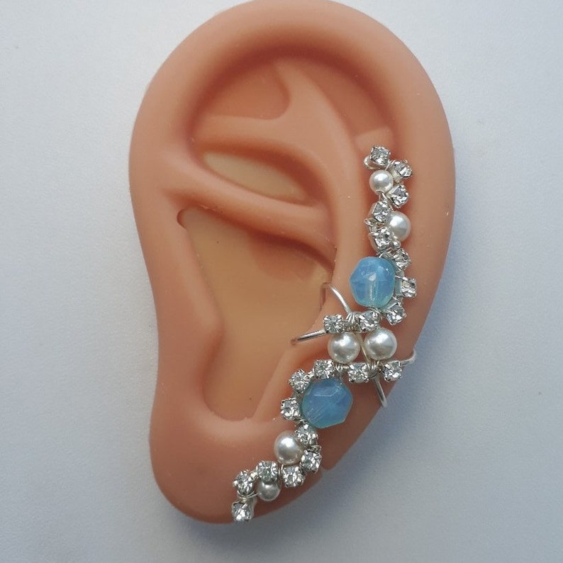 Elegant Ear Wrap Non Pierced Earrings Wedding Ear Cuff No Etsy