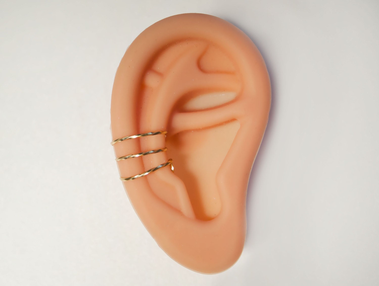 Fake Ear Piercing Simple Ear Cuffs Small Ear Cuff Gold Hoop Etsy