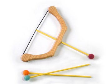 Wooden Small BOW & Safe ARROWS