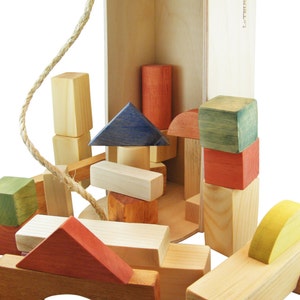 Wooden blocks set image 3