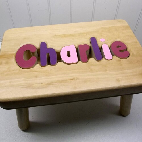 Petit BANC / TABOURET personnalisé pour enfant!