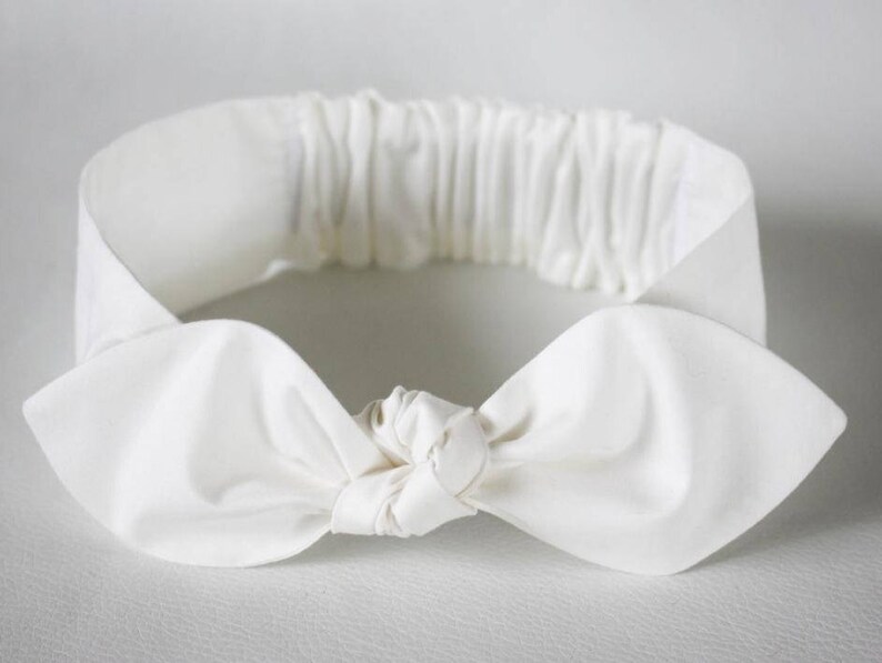 Baby Knot Headband Newborn Bloomers Newborn Outfit Baby Girl Headband Baby Bloomers Baby Girl Clothing Organic White Baby Bloomers