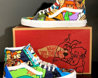 Fully Covered Vans Sk8 Hi (Any Cartoon Comic Anime Character )