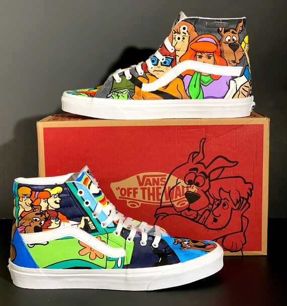 Vans shoes cartoon cheap
