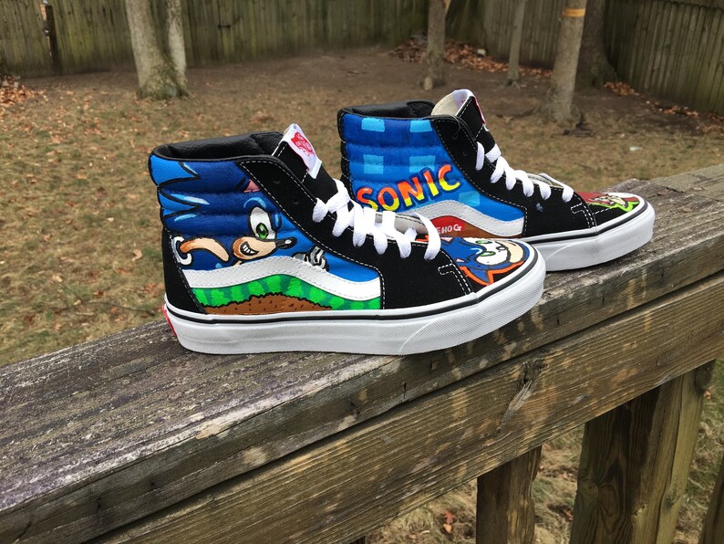 sonic vans shoes