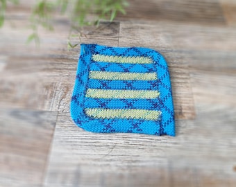 Coaster, repurposed climbing rope, retired rope, recycled, gift for climber.