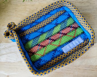 Small storage basket, retired climbing rope basket, small storage solutions, wallet, key basket, eco friendly