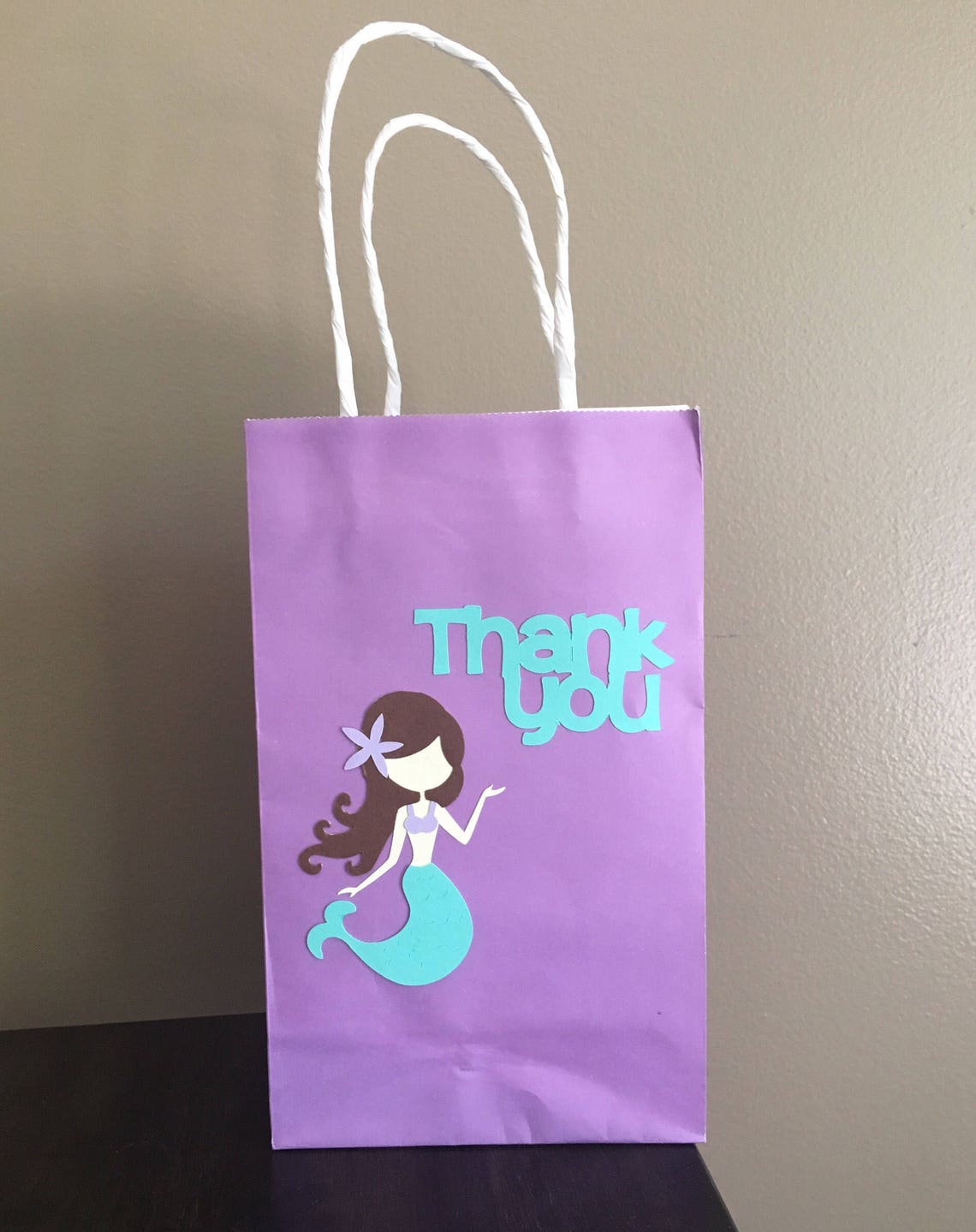 Mermaid Favor Bag Mermaid Gift Bag Under The Sea Favor Bag Etsy