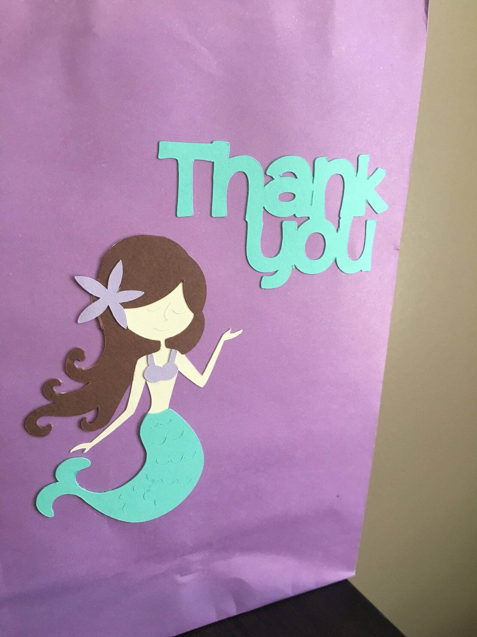 Mermaid Favor Bag Mermaid Gift Bag Under The Sea Favor Bag Etsy
