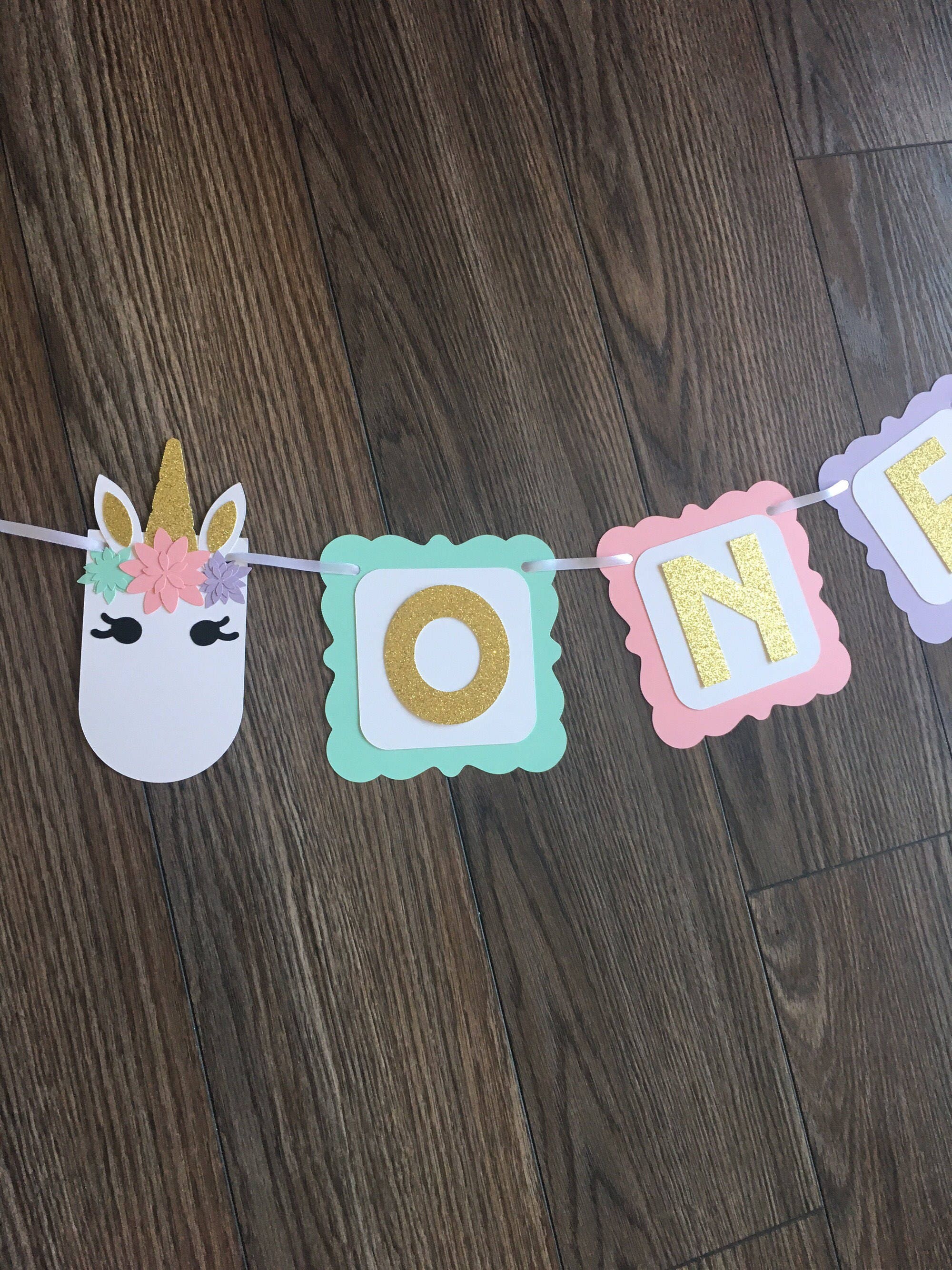 Unicorn One High Chair Banner Unicorn Gold Glitter Party Etsy Unicorn One High Chair Banner Unicorn Gold Glitter Party Etsy