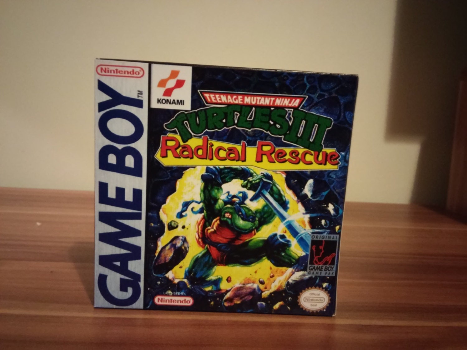 Game Boy Teenage Mutant Ninja Turtles III Repro Box and Etsy