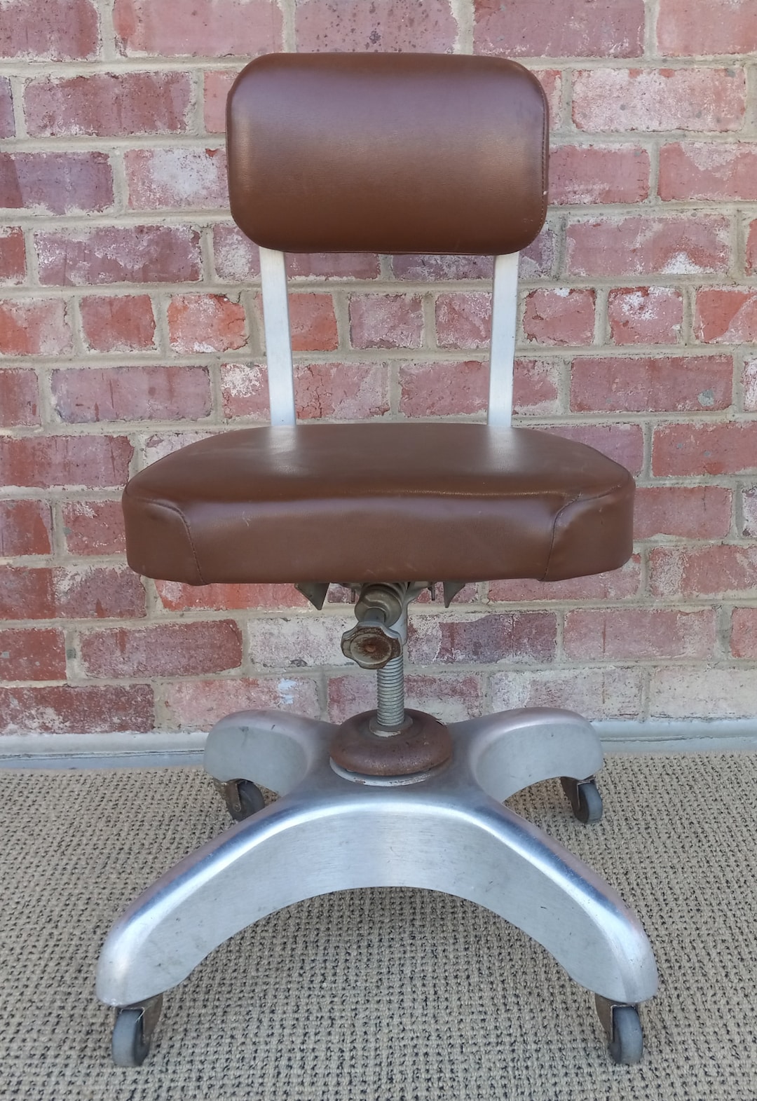 Vintage Emeco Industrial Office Chair Etsy