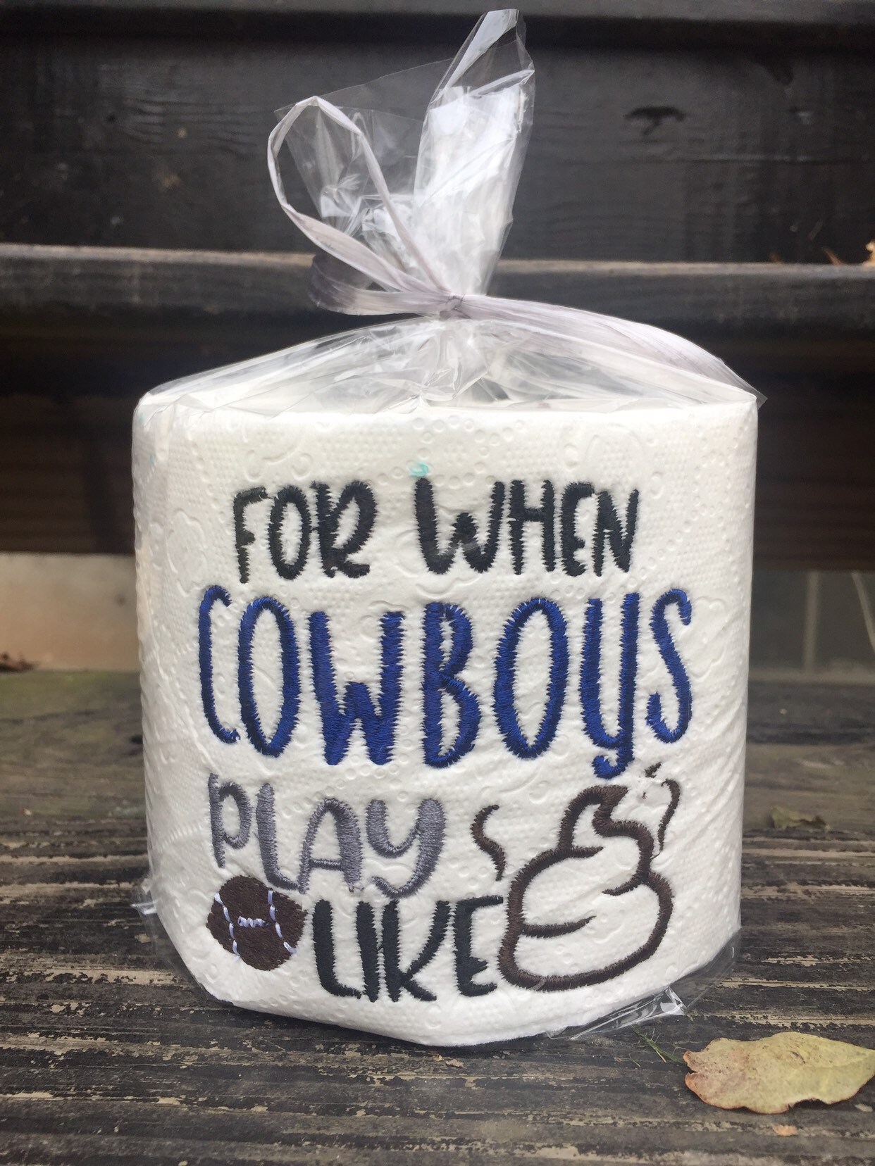 Dallas Cowboys Football Embroidered Decorative Toilet