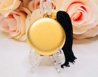 Vintage Estée Lauder 1996 Evening Wear Gold Tassel Powder Compact