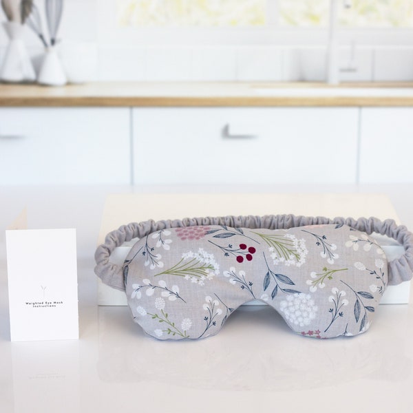 Silk Flax Eye Mask Etsy