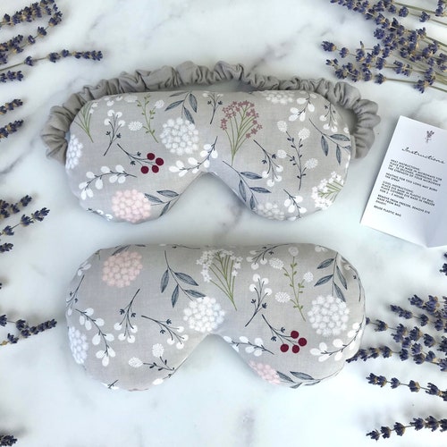 Eye Pillow Organic Lavender Flax Seed Liberty of London Etsy