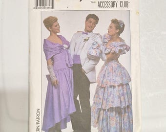 80s prom dress accessories 1980s Prom Accessories Sewing Pattern, Simplicity 9083, One Size