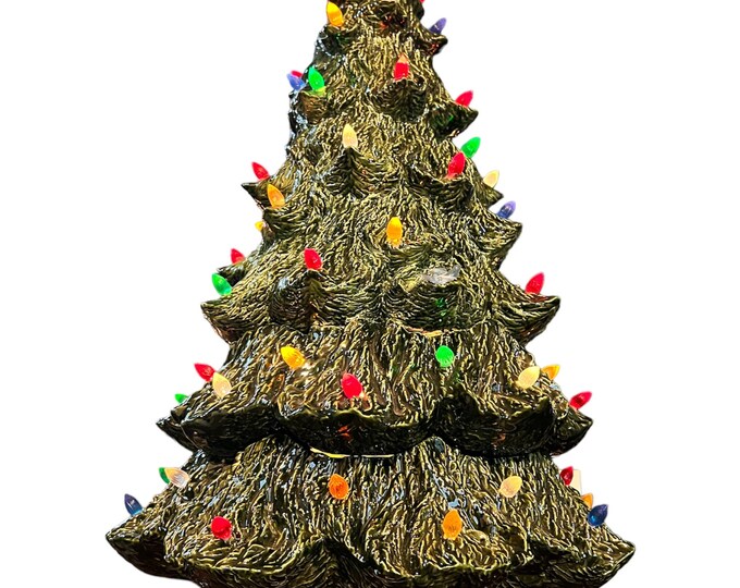 Vintage Nowell Ceramic Christmas Tree EXTRA LARGE Nowell Rough Branch