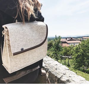 Sac à dos pour femme - Sac à dos pour femme - Sac à dos en feutre