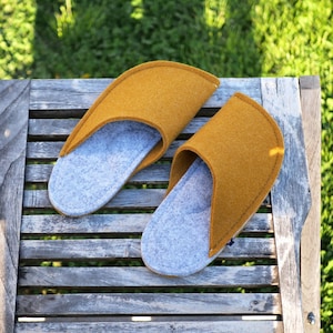 Felt House Slippers Wool Felt Home Slippers image 3