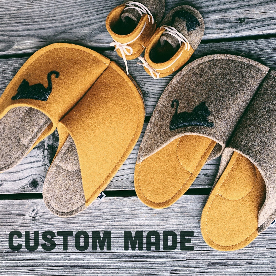 Custom Slippers Personalized Slippers Personalized Gift Etsy