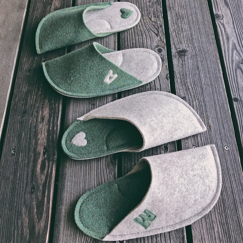 Monogram Slippers Personalized Slippers Custom Name on a Etsy