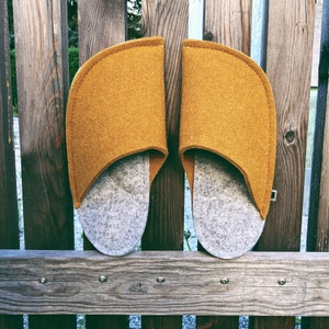 Felt House Slippers Wool Felt Home Slippers image 5