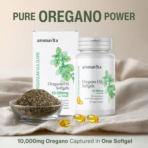 Vegan Oregano Oil Softgels – Plant-Based, Non-GMO, Gluten-Free,  Natural Daily Supplement - 60 capsules