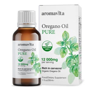 Pure & Undiluted Greek Oregano Oil - High Carvacrol 86% - Organic, Highly Potent, Dietary Supplement