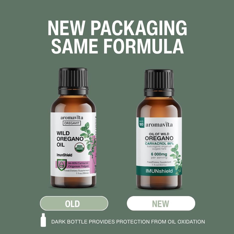 Wild Greek Organic Oregano Oil: 86-90% Carvacrol IMUNshield-Seasonal support (30ml) image 10