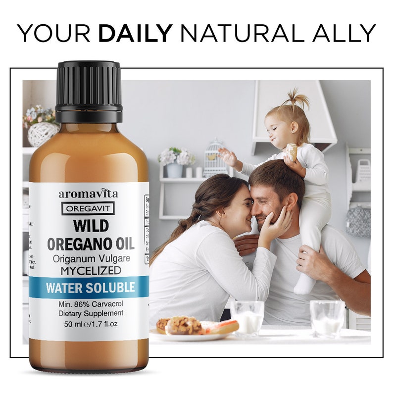 Mycelized Wild Oil of Oregano oil Mouthwash 50ML/1,7OZ Good breath Healthy gum Immune boosting image 4