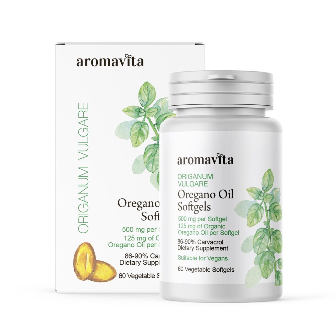 Aromavita Oregano Oil Softgels Digestive, Kidney & Bladder Support