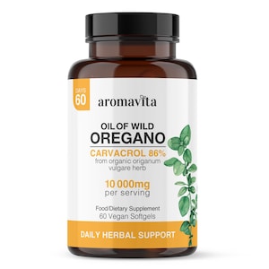 Cápsulas de aceite de orégano silvestre – Veganas – Apoyo para estilos de vida exigentes