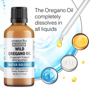 Mycelized Wild Oil of Oregano oil Mouthwash 50ML/1,7OZ Good breath Healthy gum Immune boosting image 3