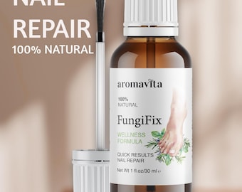 Olio naturale per la riparazione delle unghie: origano, melaleuca, vitamina E - FungiFix