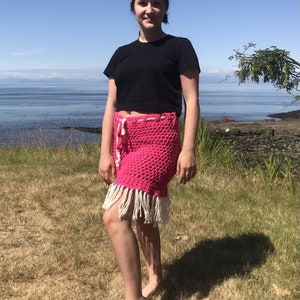 Crochet Pattern, easy skirt pattern PDF, Crochet skirt pattern, boho crochet skirt pdf, summer fringe skirt, festival skirt pattern