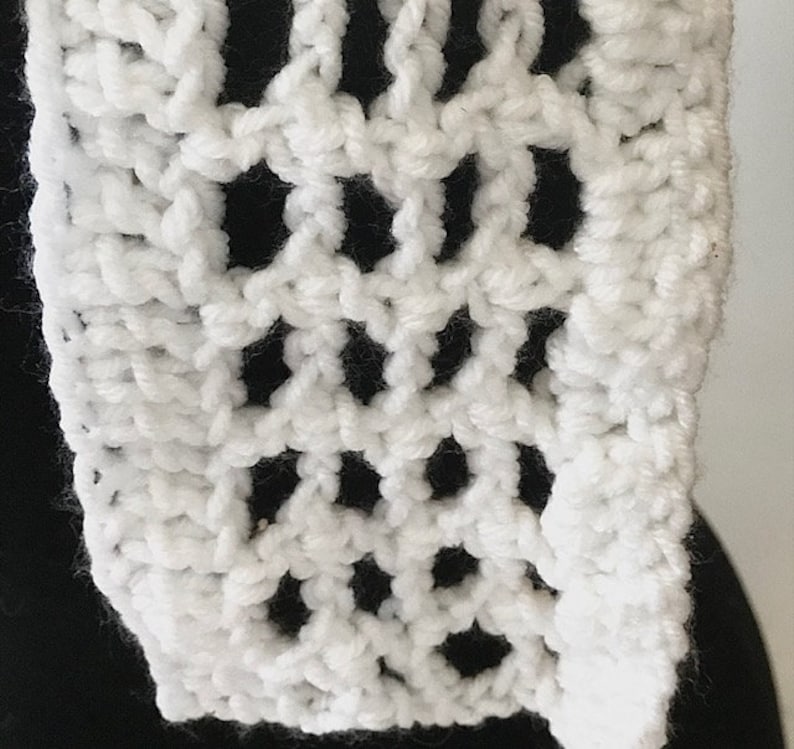 Crochet scarf Pattern,Skinny Scarf pattern PDF, crochet skinny scarf pattern, skinny scarf PDF, summer scarf pattern, easy crochet Scarf image 9
