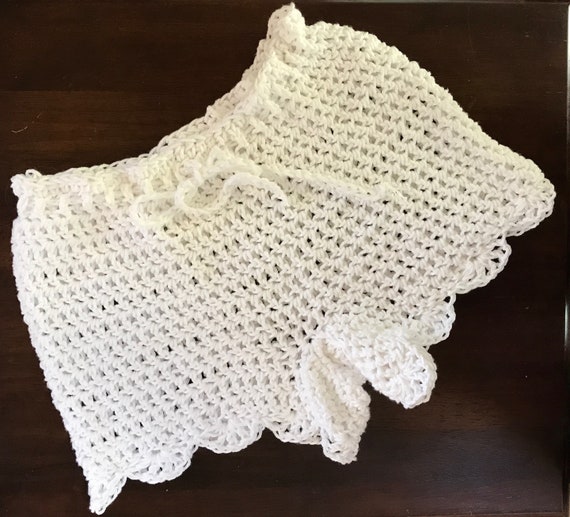 crochet beach shorts