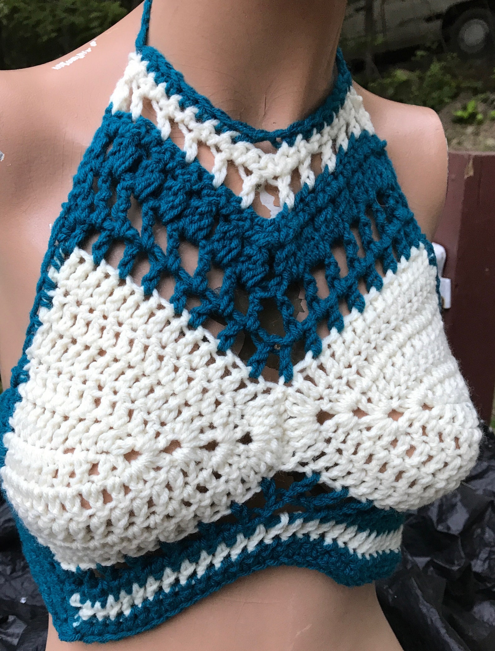 Pattern Bralette Pattern PDF Crochet Crop Top Pattern Boho Etsy